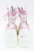 画像3: LOLITAその他 / 厚底ブーツ 40 白ｘピンク S-25-09-11-006-LO-SH-HR-ZS (3)