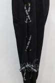 画像3: NieR Clothing / レースアップサルエルパンツ  黒 S-25-09-11-057-PU-PA-HR-ZS (3)
