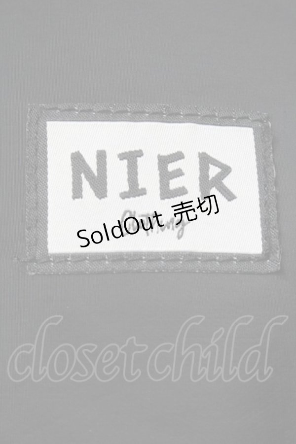画像2: NieR Clothing / ロゴリュック  黒 S-25-09-11-012-PU-BG-HR-ZS (2)