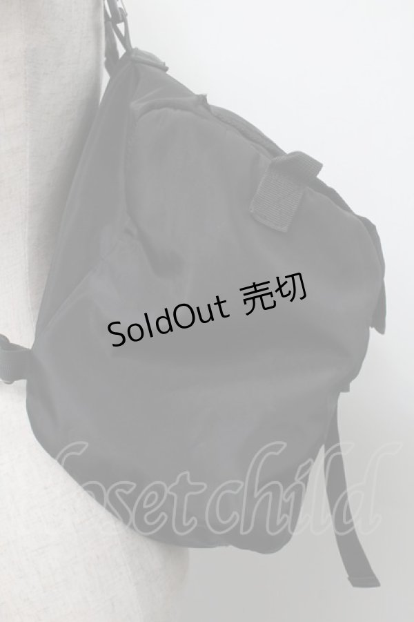 画像3: NieR Clothing / ロゴリュック  黒 S-25-09-11-012-PU-BG-HR-ZS (3)