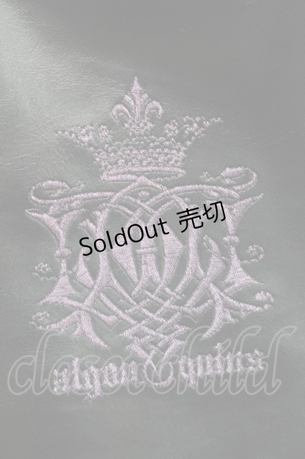 画像5: ALGONQUINS / 刺 Ｘクロスバッグ  黒Ｘ紫 S-25-09-11-013-AL-BG-HR-ZS (5)