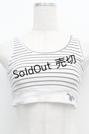 画像: 【SALE】NieR CLOTHING / リブトップス  白ｘ黒 S-25-09-11-014-PU-TO-HR-ZT179