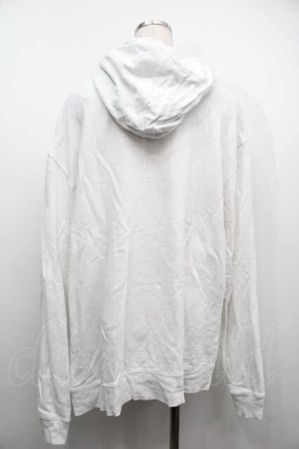 画像2: NieR Clothing / プリントフード付きプルオーバー  白 S-25-09-11-019-PU-TO-HR-ZI (2)