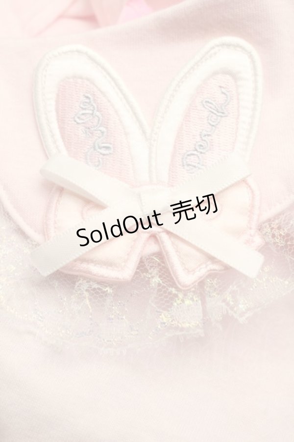 画像3: Nile Perch / 三角えりパフカットソー  ピンク S-25-09-11-020-LO-TO-HR-ZT491 (3)