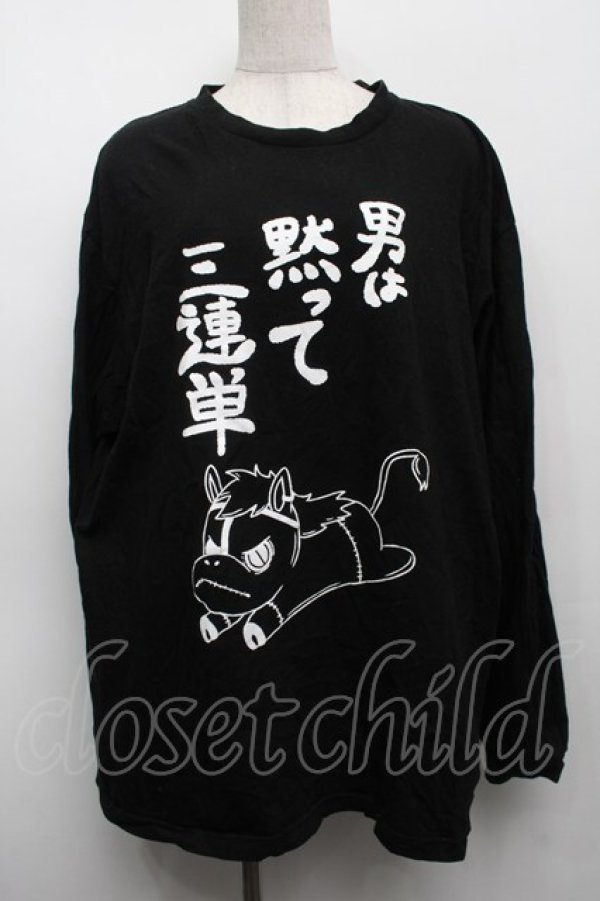 画像1: NieR Clothing / プリントロンT  黒 S-25-09-11-030-PU-TO-HR-ZI (1)