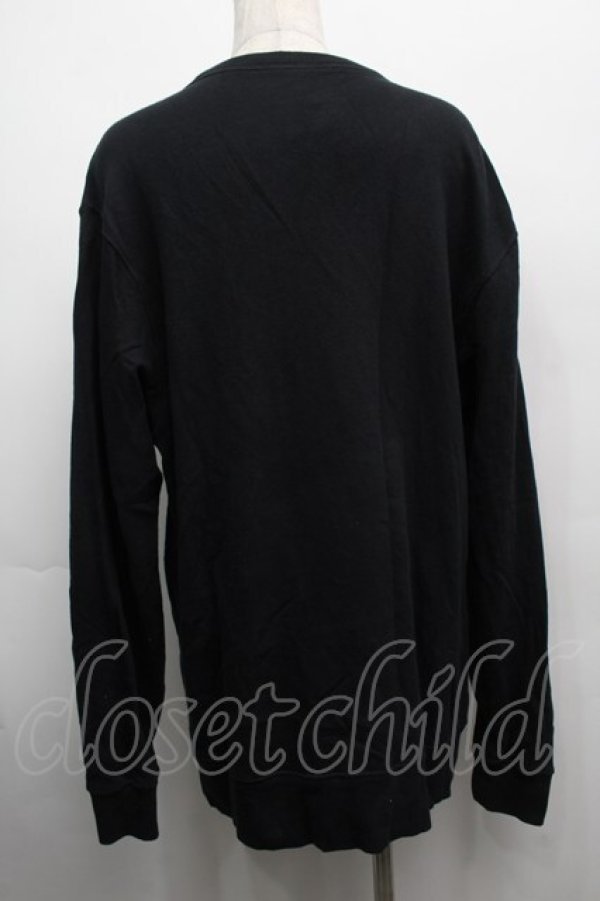 画像2: NieR Clothing / プリントスウェットトップス  黒 S-25-09-11-033-PU-TO-HR-ZS (2)