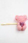 画像1: BABY,THE STARS SHINE BRIGHT / くみゃちゃんのLove Chocolateヘアピン  ピンク S-25-09-12-001-BA-AC-AS-ZS (1)
