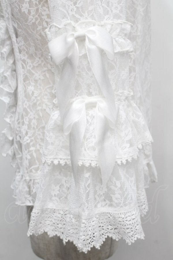 画像4: BABY,THE STARS SHINE BRIGHT / Princess Lacy Bouquetブラウス  白 S-25-09-12-038-BA-TO-HR-ZS (4)
