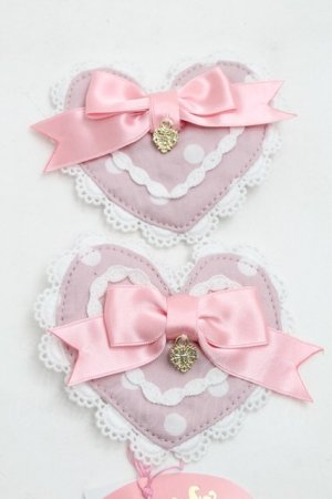 画像: BABY,THE STARS SHINE BRIGHT / Milky sodaなmy lovely heroineドットクリップ  ピンク S-25-09-12-006-BA-AC-HR-ZS