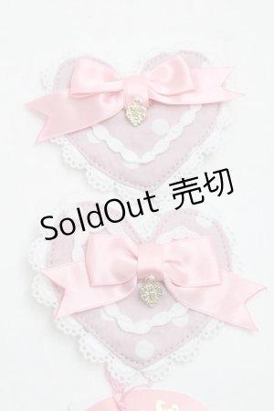 画像: BABY,THE STARS SHINE BRIGHT / Milky sodaなmy lovely heroineドットクリップ  ピンク S-25-09-12-006-BA-AC-HR-ZS