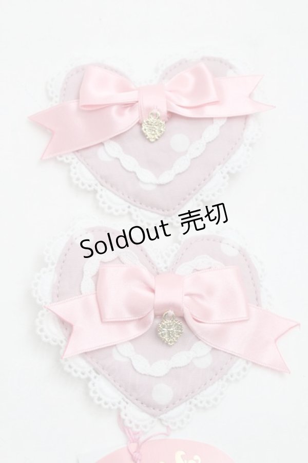 画像1: BABY,THE STARS SHINE BRIGHT / Milky sodaなmy lovely heroineドットクリップ  ピンク S-25-09-12-006-BA-AC-HR-ZS (1)