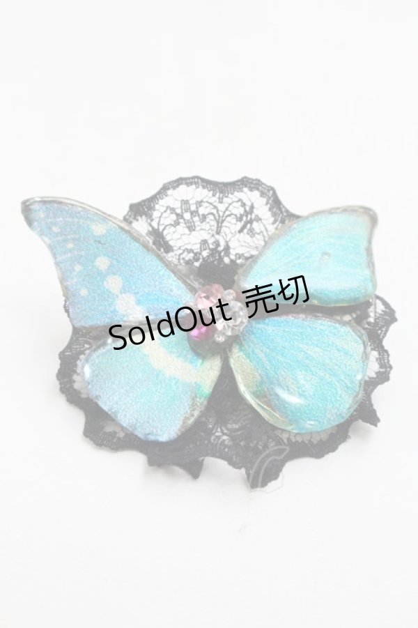 画像1: Morun x Muuna Stoik / パピヨンクリップ  ブルー S-25-09-12-007-LO-AC-AS-ZS (1)