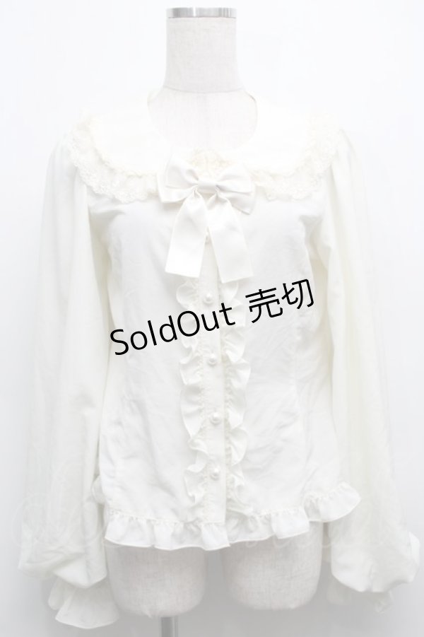 metamorphose / Creamyフリル丸襟ブラウス 1 キナリ S-25-09-12