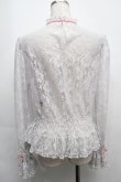 画像2: Angelic Pretty / Lacy Girlブラウス  グレー S-25-09-12-049-AP-BL-HR-ZT065 (2)