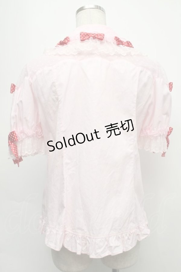 画像2: Angelic Pretty / Dreamy Dolce Ribbonブラウス  ピンク S-25-09-12-051-AP-BL-SZ-ZS (2)
