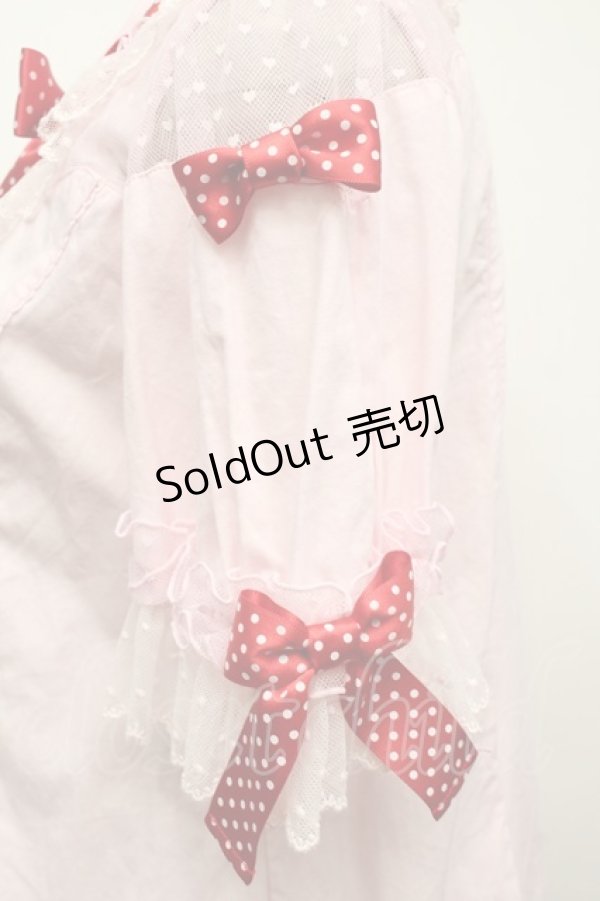 画像3: Angelic Pretty / Dreamy Dolce Ribbonブラウス  ピンク S-25-09-12-051-AP-BL-SZ-ZS (3)