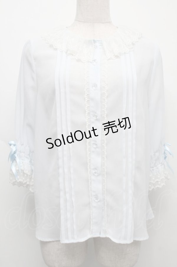 画像1: Angelic Pretty / Sanctuaryブラウス  サックス S-25-09-12-052-AP-BL-AS-ZS (1)