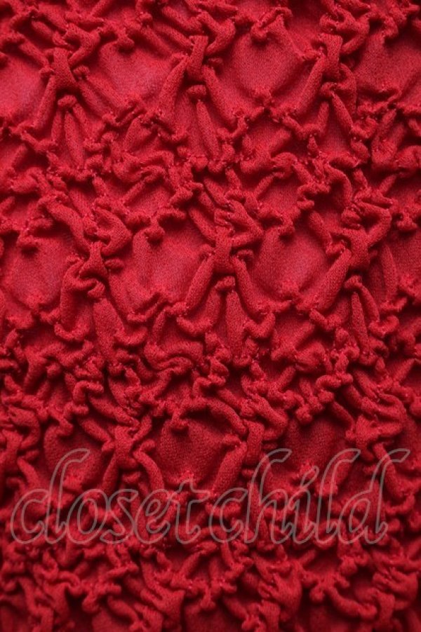 画像3: Jean Paul GAULTIER / パワーネット襟付きトップス 40 赤 S-25-09-12-055-GO-TO-AS-ZS (3)