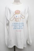 画像1: Candy Stripper / CINNAMOROLL L/S　Tee  白 S-25-09-12-056-PU-TO-AS-ZS (1)