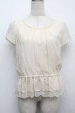 画像1: LOLITAその他(お買取対象外) /  ドットシフォントップス  オフ S-25-09-12-059-LO-TO-HR-ZT352 (1)