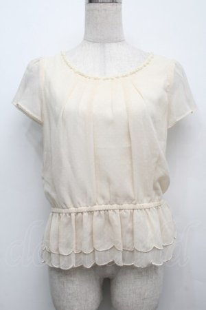 画像: LOLITAその他(お買取対象外) /  ドットシフォントップス  オフ S-25-09-12-059-LO-TO-HR-ZS