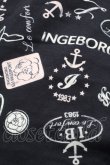 画像3: INGEBORG / マリン総柄半袖カットソー 9 ネイビー S-25-09-12-063-LO-TO-SA-ZS (3)