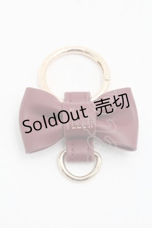 画像: Maison de FLEUR / リボンキーリング  ワイン S-25-09-12-018-LO-BG-HR-ZS