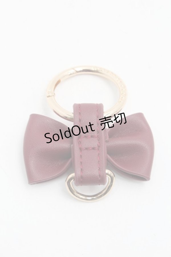 画像2: Maison de FLEUR / リボンキーリング  ワイン S-25-09-12-018-LO-BG-HR-ZS (2)