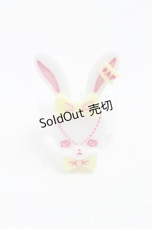 画像1: Angelic Pretty / Fancyリリカルバニーリング  白 S-25-09-12-019-AP-AC-AS-ZS (1)