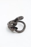 画像1: BLACK BOOTS / SNAKE LINK リング 8 シルバー S-25-09-12-020-PU-AC-AS-ZS (1)
