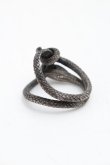 画像2: BLACK BOOTS / SNAKE LINK リング 8 シルバー S-25-09-12-020-PU-AC-AS-ZS (2)
