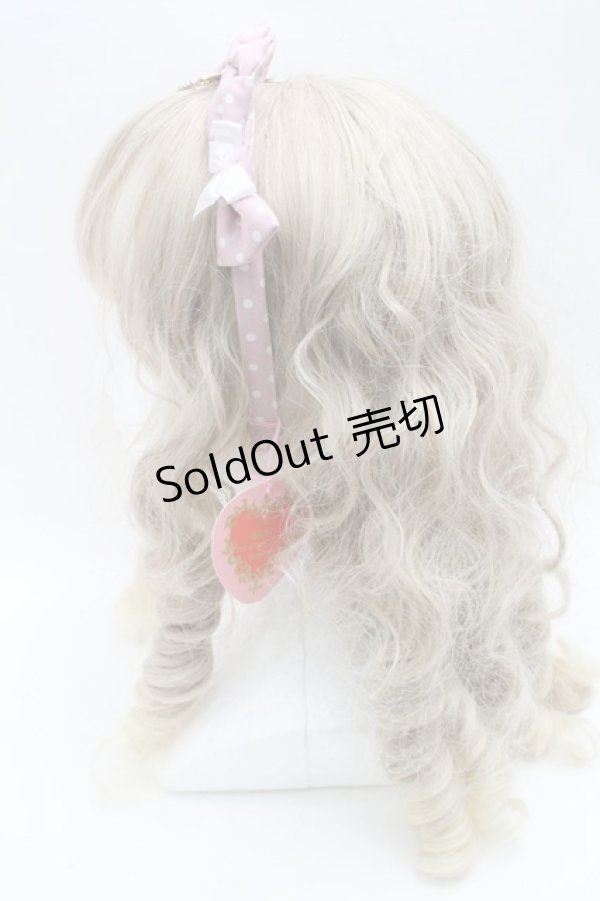 画像2: BABY,THE STARS SHINE BRIGHT / Dotツイルの3つ3つリボンカチューシャ  ピンク S-25-09-12-022-BA-AC-AS-ZS (2)