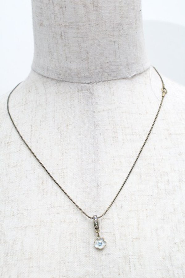 画像1: Michal Negrin / ミニフラワーストーンネックレス   S-25-09-12-027-LO-AC-AS-ZS (1)