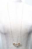 画像1: m petit by misako / AMフラワービジューネックレス  オフ S-25-09-12-030-LO-AC-HR-ZS (1)