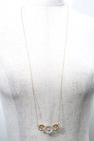 画像: m petit by misako / AMフラワービジューネックレス  オフ S-25-09-12-030-LO-AC-HR-ZS