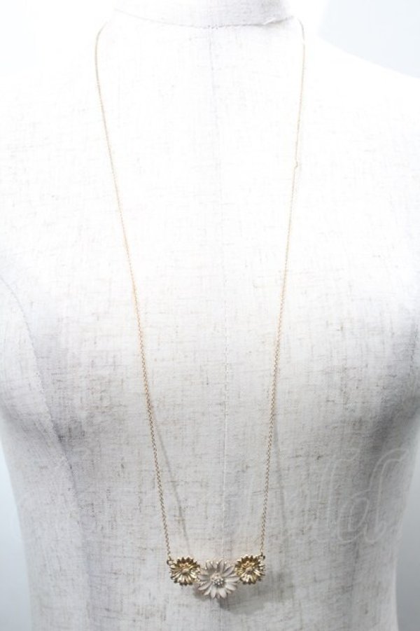 画像1: m petit by misako / AMフラワービジューネックレス  オフ S-25-09-12-030-LO-AC-HR-ZS (1)