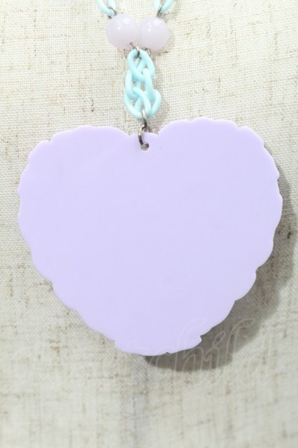 画像4: Angelic Pretty / MELODY TOYSハートネックレス（2020年）  ラベンダー S-25-09-12-032-AP-AC-AS-ZS (4)