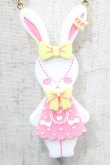 画像2: Angelic Pretty / Fancyリリカルバニーネックレス  白 S-25-09-12-034-AP-AC-AS-ZS (2)
