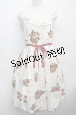 画像: Leur Getter / Strawberry ’17キャミワンピース  オフ S-25-09-13-041-LU-OP-HR-ZS