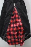 画像3: NieR Clothing / ZIP切替スカート  黒ｘ赤 S-25-09-13-053-PU-SK-HR-ZS (3)