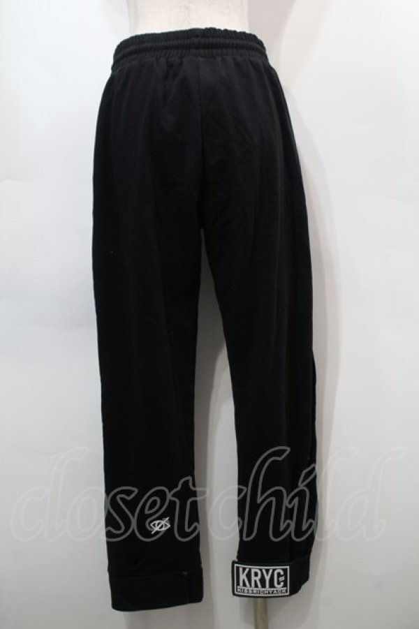 画像2: KRY CLOTHING / ハーネス付きスウェットパンツ  黒 S-25-09-13-057-EL-PA-HR-ZS (2)