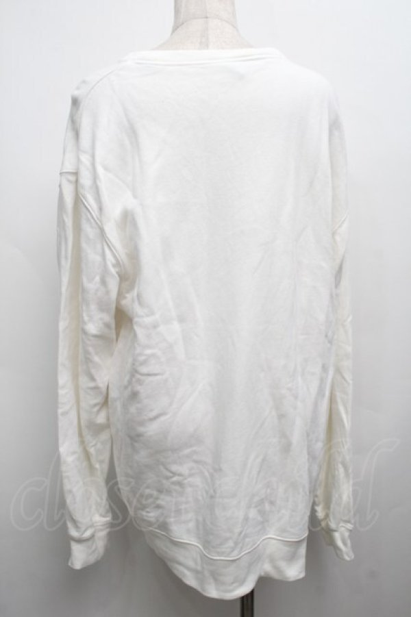 画像2: NieR Clothing / プリントスウェットトップス  白 S-25-09-13-007-PU-TO-HR-ZI (2)