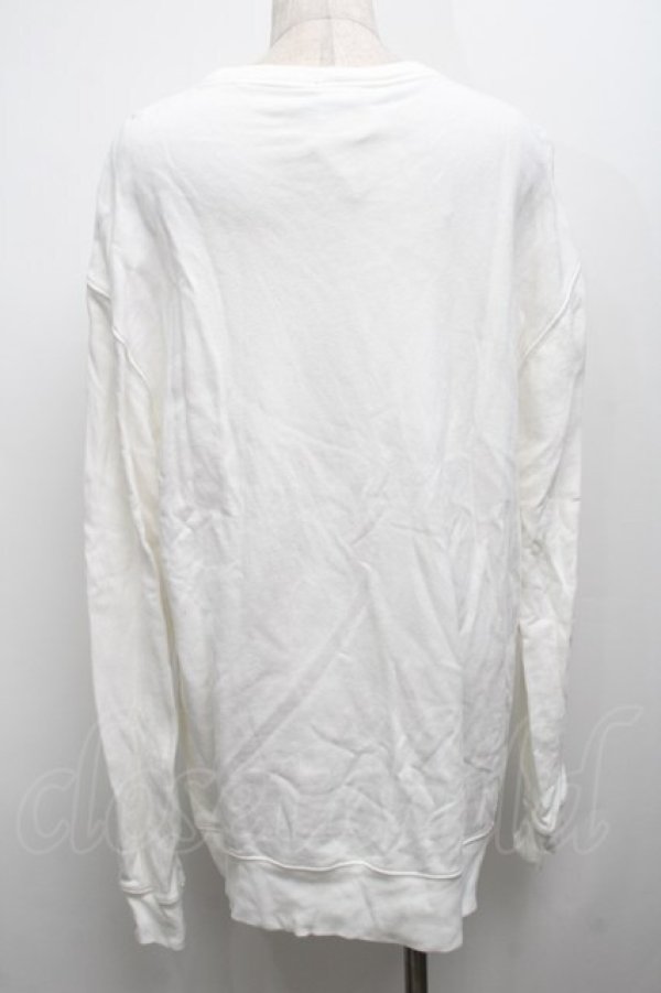 画像2: NieR Clothing / プリントスウェットトップス  白 S-25-09-13-008-PU-TO-HR-ZI (2)