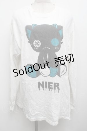 画像: NieR Clothing / プリントロンT  白 S-25-09-13-009-PU-TO-HR-ZS