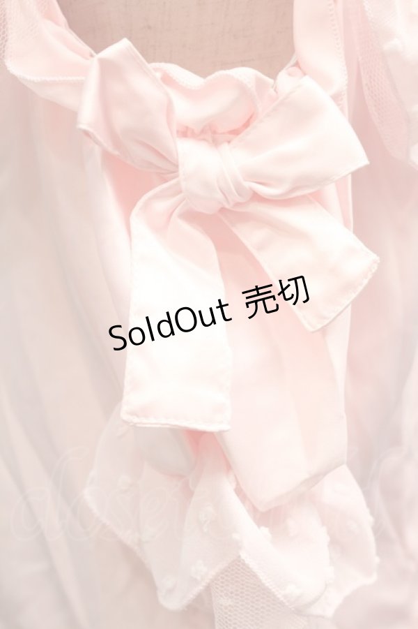 画像3: Swankiss / 襟ドットサテンブラウス  ピンク S-25-09-13-013-CA-BL-HR-ZS (3)