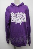 画像1: NieR Clothing / プリントフードプルパーカー  紫 S-25-09-13-017-PU-TO-HR-ZI (1)