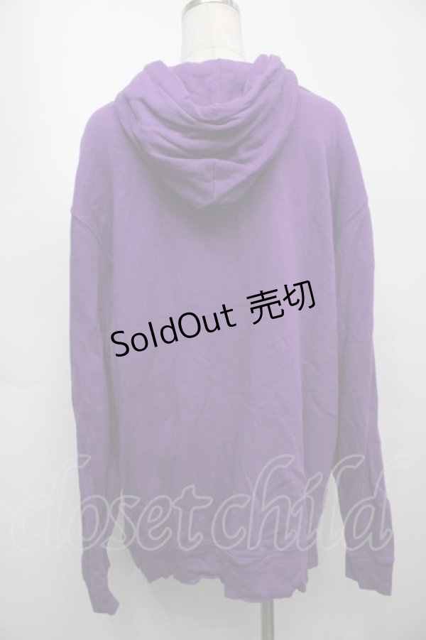 画像2: NieR Clothing / プリントフードプルパーカー  紫 S-25-09-13-017-PU-TO-HR-ZI (2)