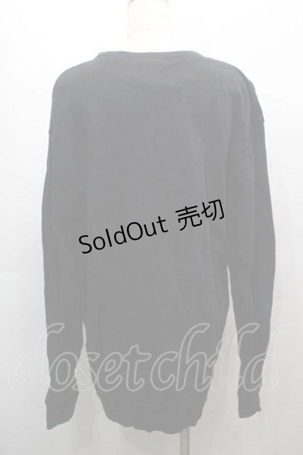 画像2: NieR Clothing / プリントスウェットトップス  黒 S-25-09-13-025-PU-TO-HR-ZI (2)