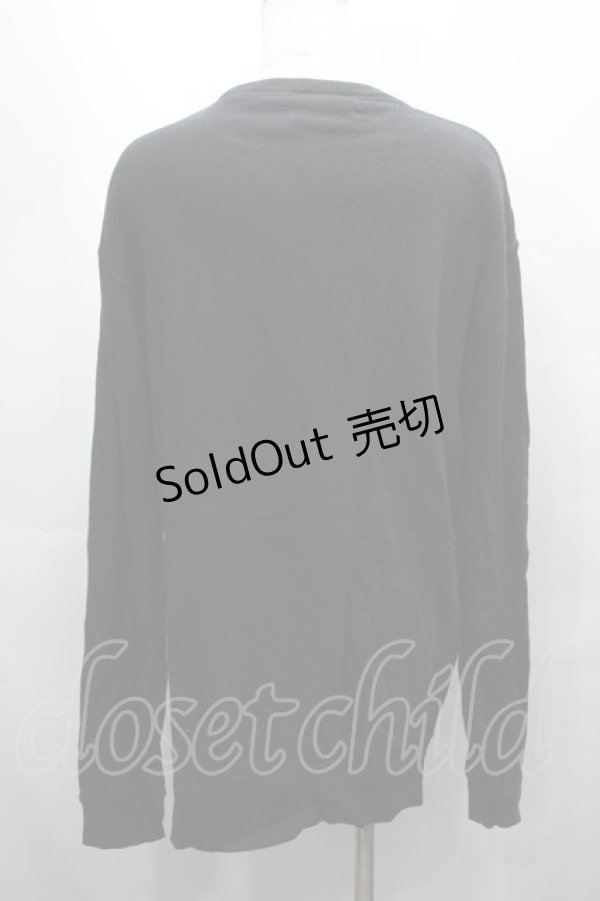 画像2: NieR Clothing / プリントスウェットトップス  黒 S-25-09-13-027-PU-TO-HR-ZI (2)