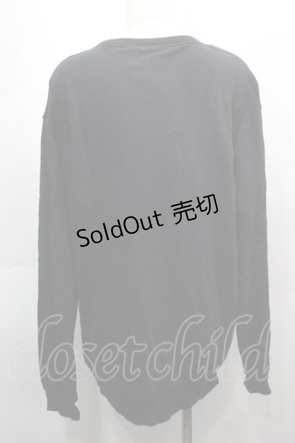 画像2: NieR Clothing / プリントスウェットトップス  黒 S-25-09-13-029-PU-TO-HR-ZS (2)
